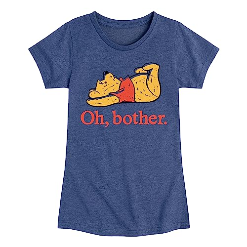Disney Winnie The Pooh - Oh, Bother - Sketch - Toddler and Youth Girls Short Sleeve Graphic T-Shirt