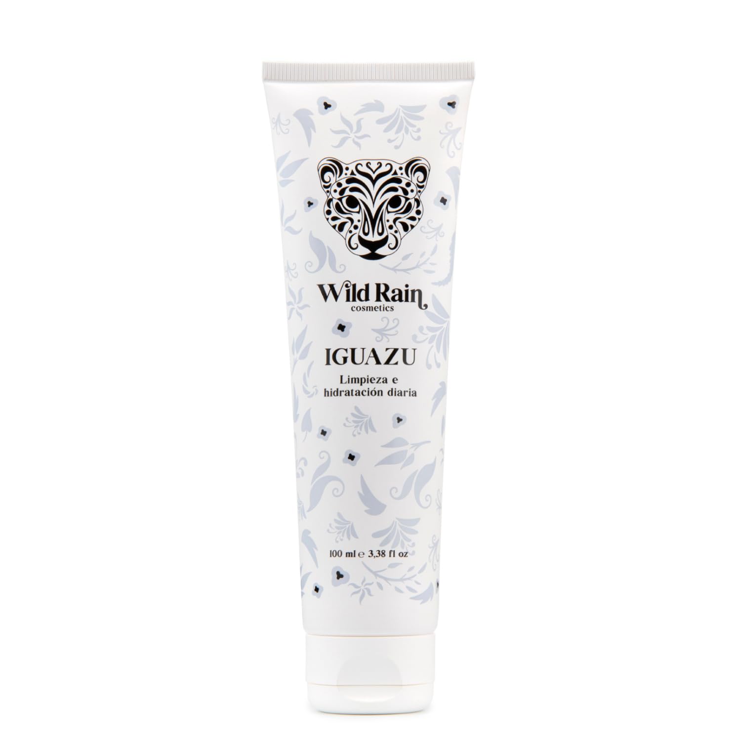 Gel Limpiador Facial Nutritivo Iguazú - Limpieza de Cara con Aceite de Almendras Dulces y Extractos Vegetales - Para Todo Tipo de Pieles, Incluso Sensibles - 100 ml - Wild Rain Cosmetics