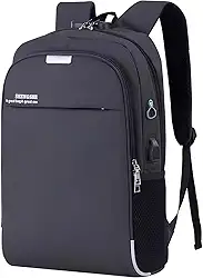 Mochila Executiva Unissex para Notebook até 15.6” - com Entrada USB e Passa-fio para fone – Ideal para Faculdade, Trabalho e Viagens – Antifurto, Resistente e Confortável