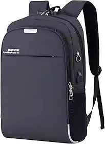 Mochila Executiva Unissex para Notebook até 15.6' - com Entrada USB e Passa-fio para fone – Ideal para Faculdade, Trabalho e Viagens – Antifurto, Resistente e Confortável