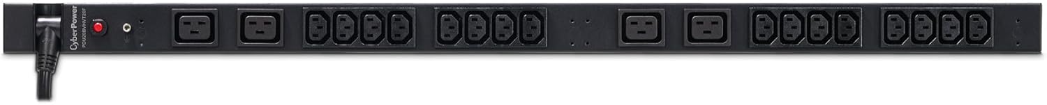 CyberPower PDU20BVHVT20F Basic PDU, 200-230V/20A, 20 Outlets, 0U Rackmount
