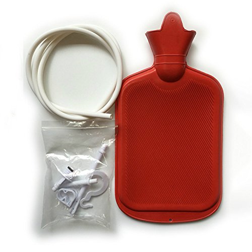 Zorvo Enema Bag Kit Water Bottle Cleansing Kit Enema Anal kit Bag Rubber for Colon Cleansing with Silicone Hose 2000ML/0.43bal Non-Toxic Coffee, Shower & Home Adult Enema Kit by Immunaturals