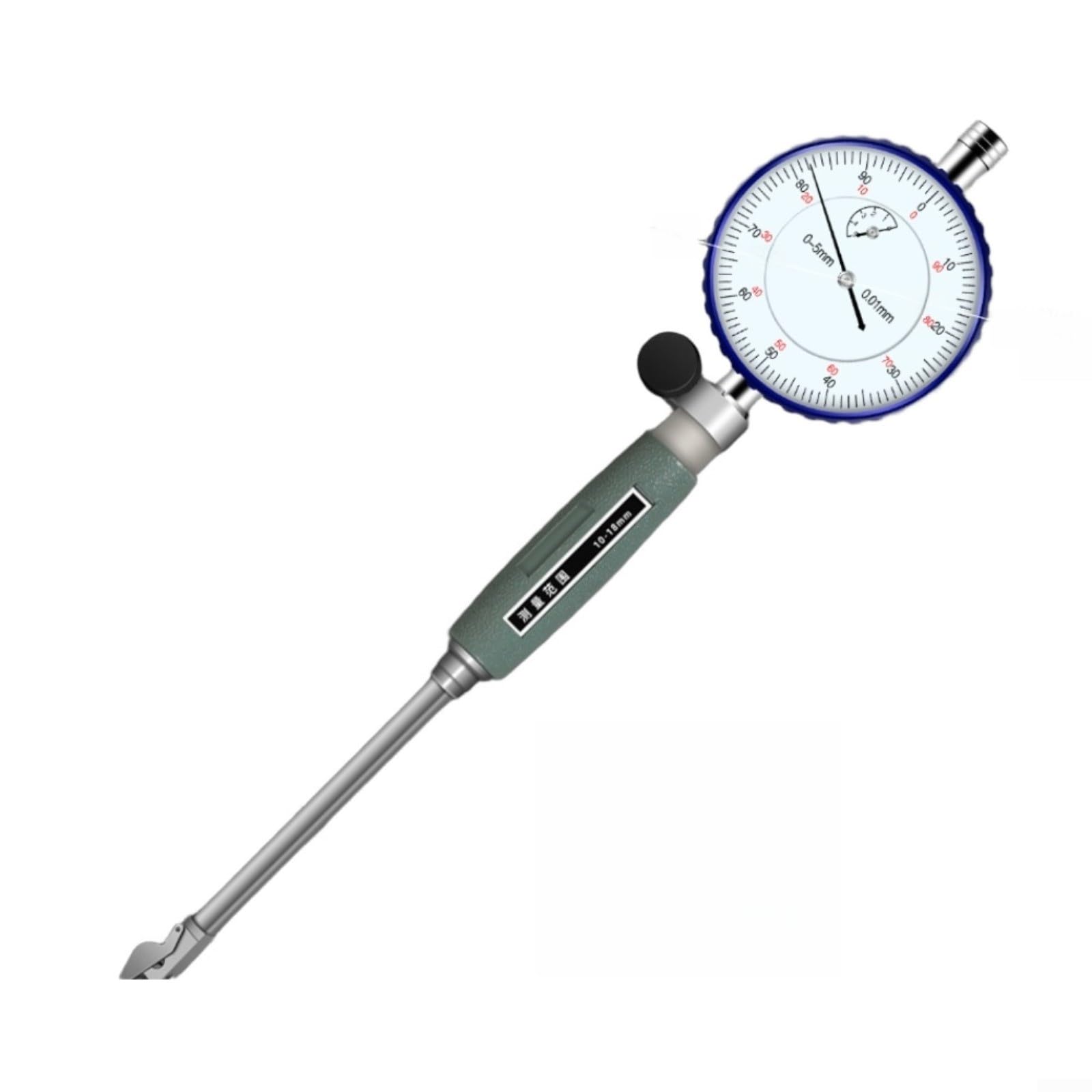 Juego de calibradores de precisión para cilindro de motor, acero inoxidable con 0,01 mm para resolución, sondas intercambiables para rango de 18-35 mm hasta 50-160 mm, medición interior industrial con