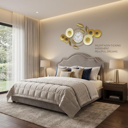Image of Lucario Luxury Look Deer Round Wall Hanging Double Sided 2 Faces Retro Station Wall Clock (LK-07)