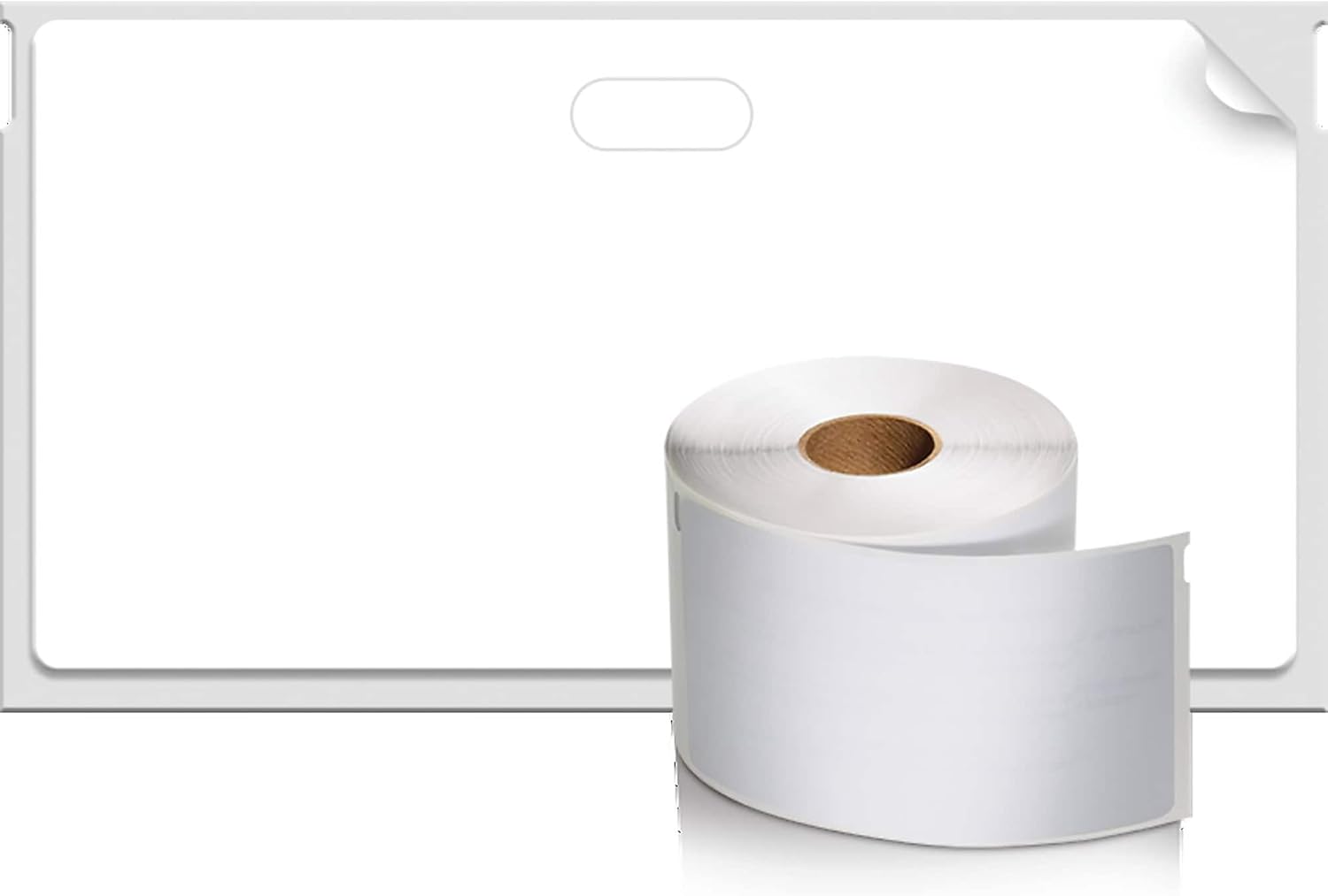 DYMO 30857 Self-Adhesive Name Badge Labels, 2-1/4 x 4, White, 250/Box