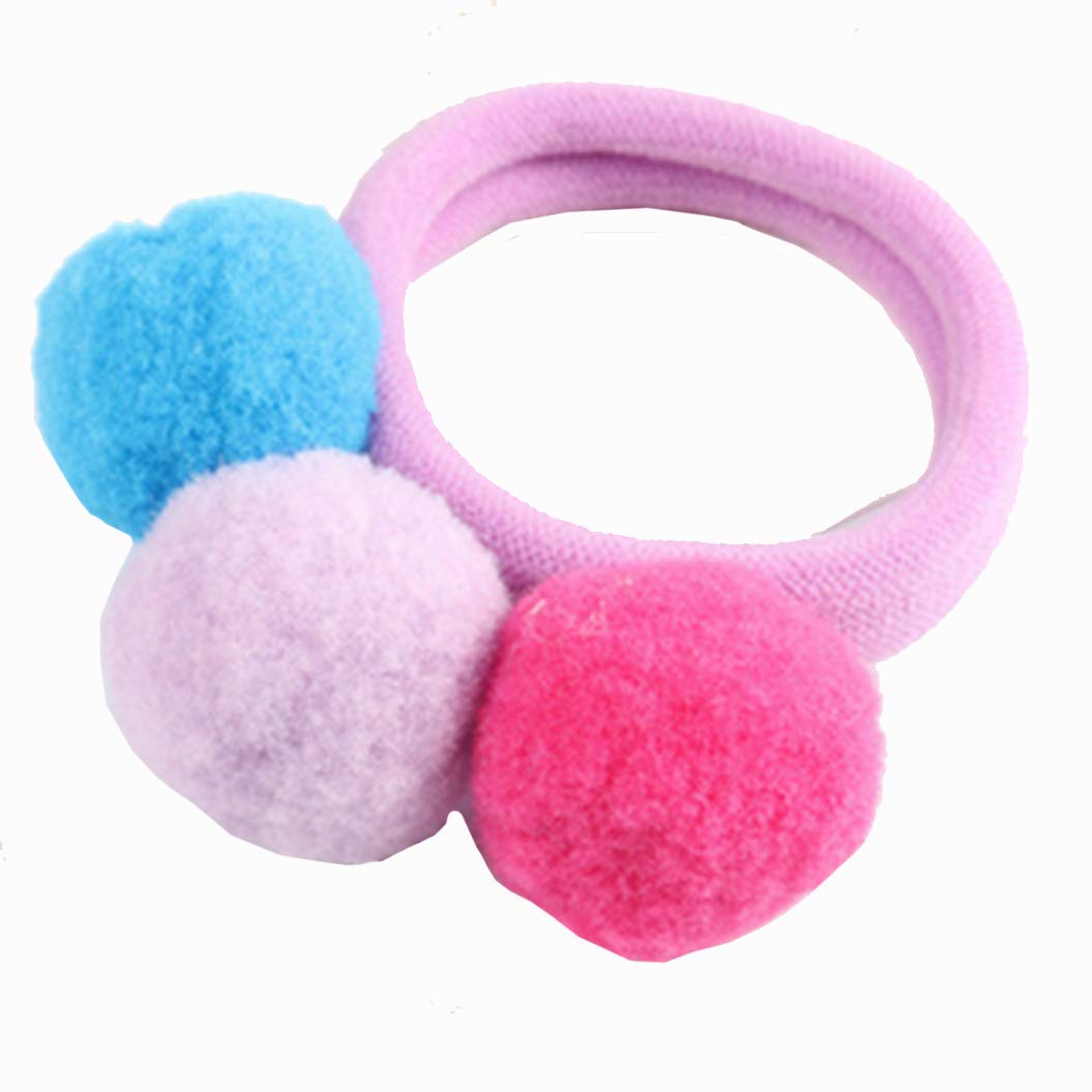 3 Balls Elastics Hair Holders Bands Gum Fashion Kids Candy Rubber Bands Headwear Girl's Hair Accessories