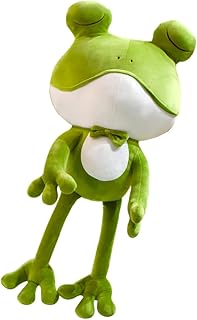 Veemoon Sapo De Pelúcia Verde Almofadas Para Meninos Brinquedos Verdes Boneca De Pelúcia Super Macio Bicho De Pelúcia Brinquedos De Pelúcia Adorável Sapo Desenhos Animados Boneca De