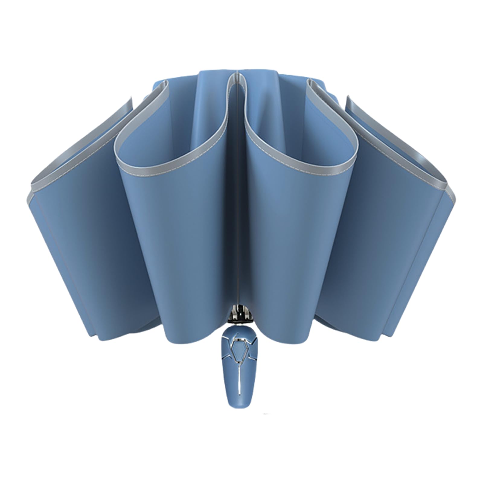 Parapluie pliable automatique 12 nervures anti-vent avec réfléchissant nuit