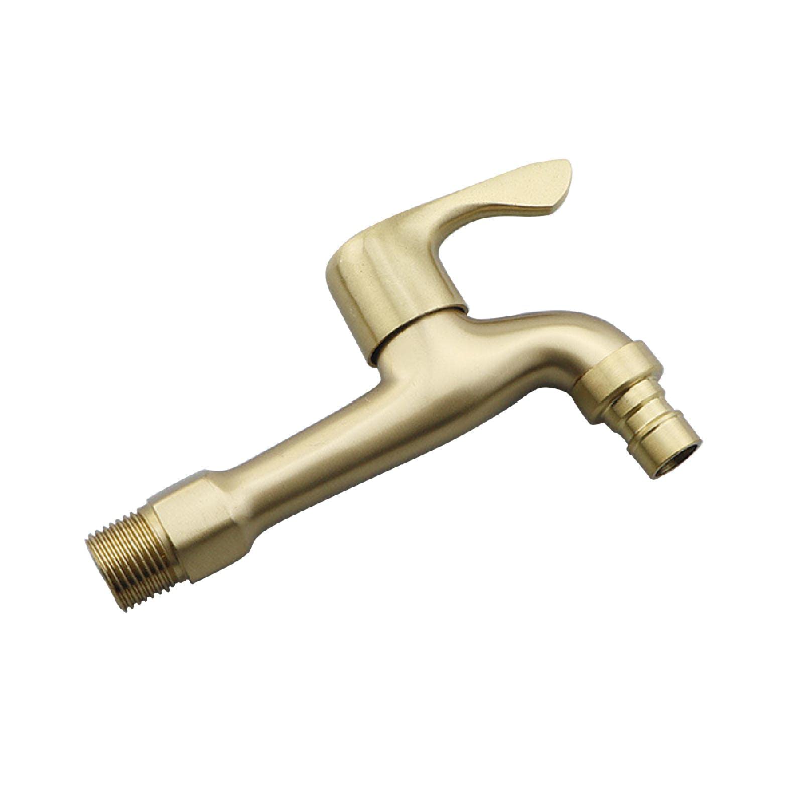 1/2" Brass Hose End Tap Outdoor Garden Tap Garden Brass Water Bib Tap Brass Water Tap Allotment Tap Wall Mounted Faucet Washing Machine Tap