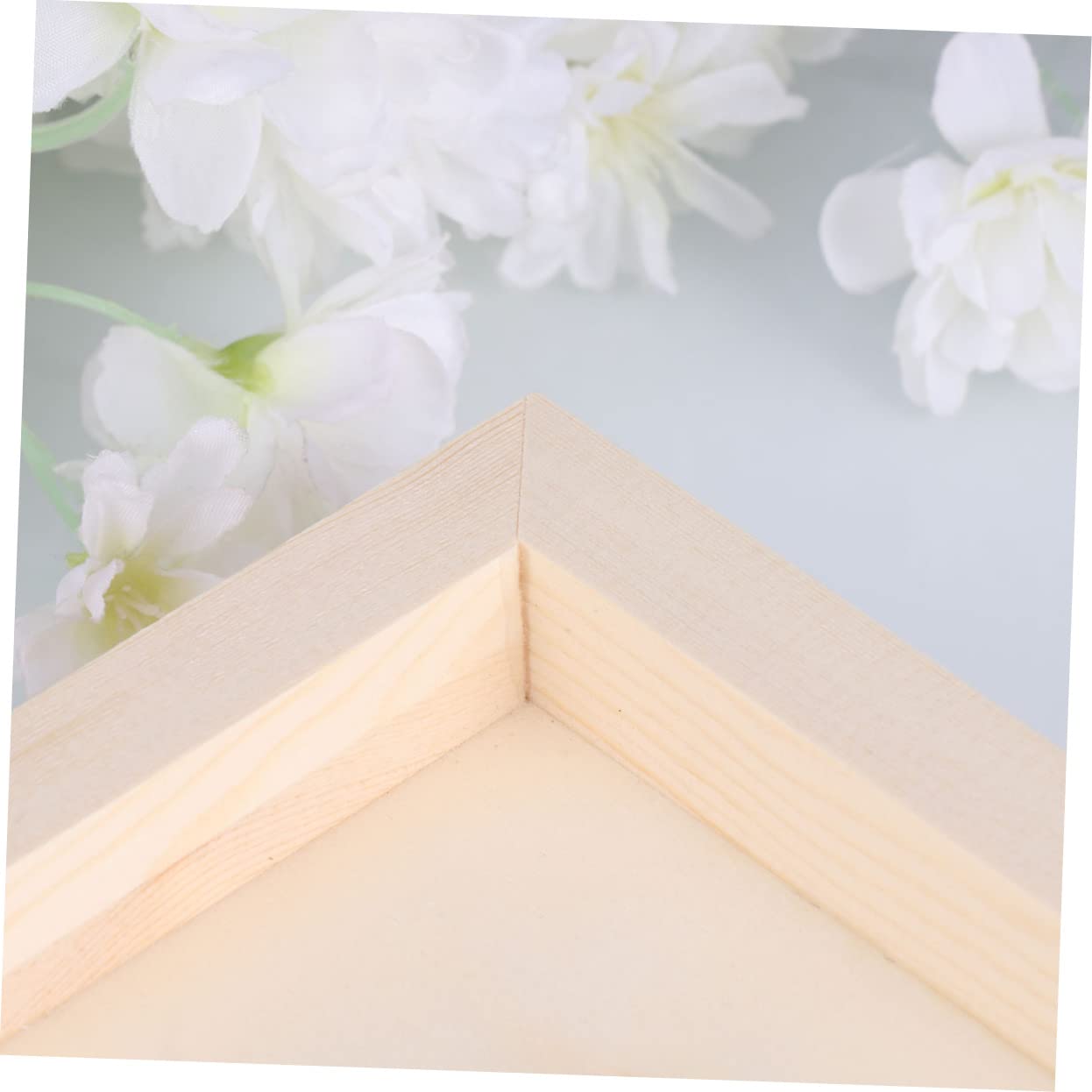 HEMOTON Cornice per Clay Frame in Legno 5 Pezzi 30x30 Cm Beige | Bambini, Attività Creative e Didattiche, Formato Quadro Quadrato, per Lavoretti Ragazzo Ragazza