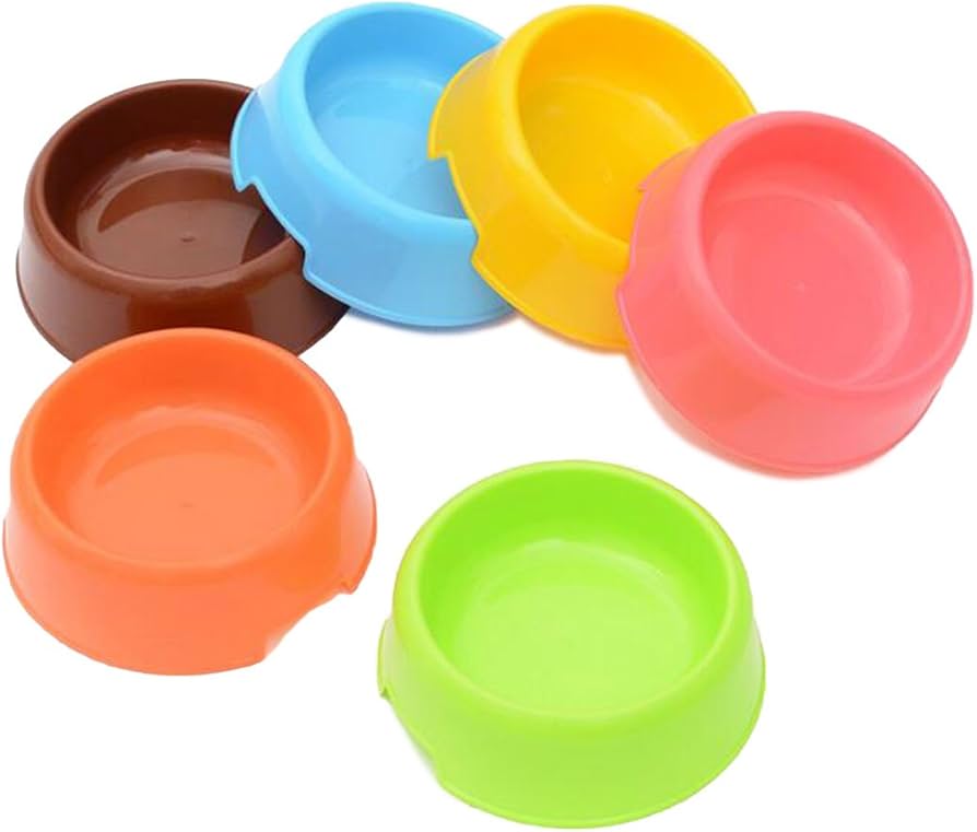 Amazon | ふく福 プラスチック製 ペットボウル犬猫用食器 餌入れ