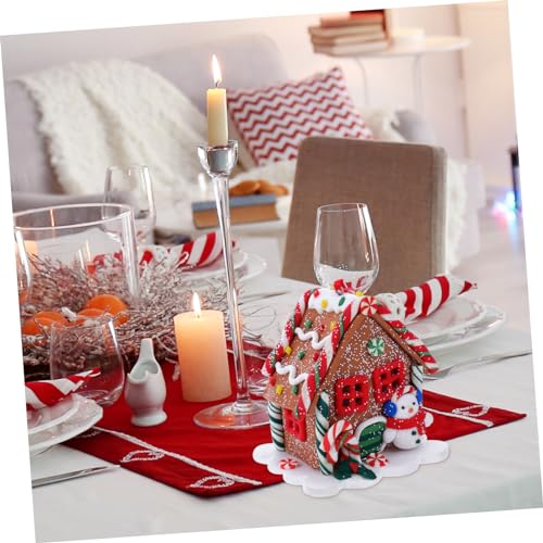 IMIKEYA Pingente De Casa De Natal Decoração De Natal Casinha De Natal Casa De Gengibre Enfeite De Na