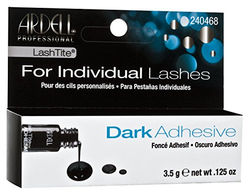 Ardell Lashtite Individual Lash Adhesive, Dark 0.12 oz (Pack of 8)