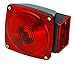 Wesbar 2823284 Deluxe Black Right Marine Tail Light
