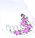 Fairway Needlecraft 18235 Dresser Scarf, Cross Stitch Climatis Design, White, Perle Edge