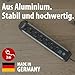 Brennenstuhl Premium-Alu-Line Steckdosenleiste 6-Fach/Steckerleiste aus hochwertigem Aluminium (Mehrfachsteckdose mit Schalter und 3m Kabel, Made in Germany)