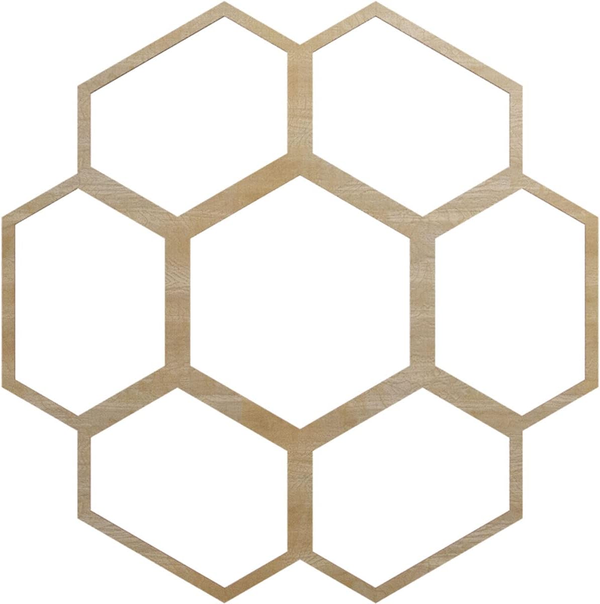 Ekena Millwork 36"OD x 15 3/8"ID x 1/4"T Florin Wood Fretwork Pierced Ceiling Medallion, Hickory