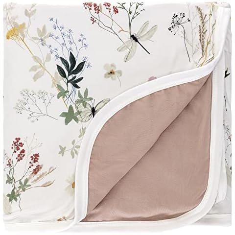 Pobi Baby Premium Baby Blanket, Soft Stretchy Quilt for Babies, Toddlers, Kids (Wildflower) Cover