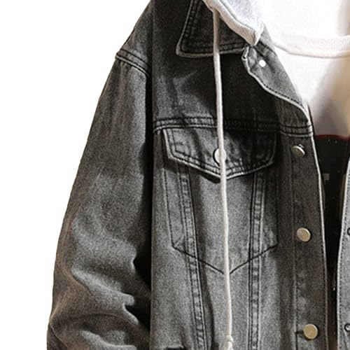 Chaqueta denim para hombre Maiyifu-GJ forrada y cálida miniatura 2