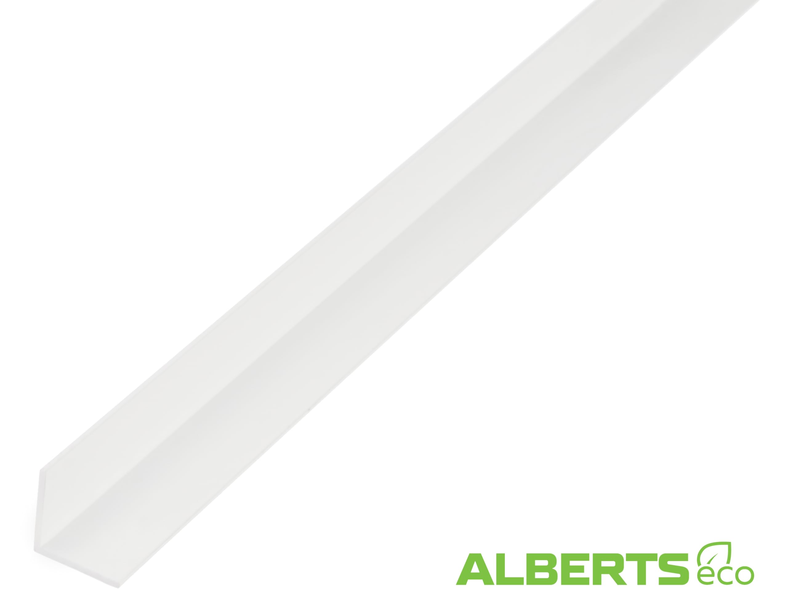 Alberts Profilo angolare PVC-U bianco 1000 x 30 x 30 mm