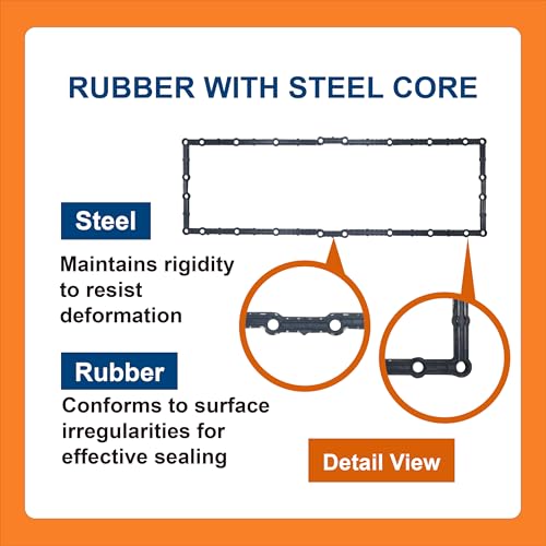 Image of BTS-1685248 Oil Pan Isolation Seal, Compatible with Caterpillar C15, Aftermarket Replacement for OEM#1685248, Sello de Aislamiento