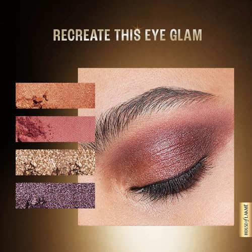 Image of LAKME 9 in 1 Eyeshadow Powder EveningGlam 11.7g - Matte, Shimmer and Metallic