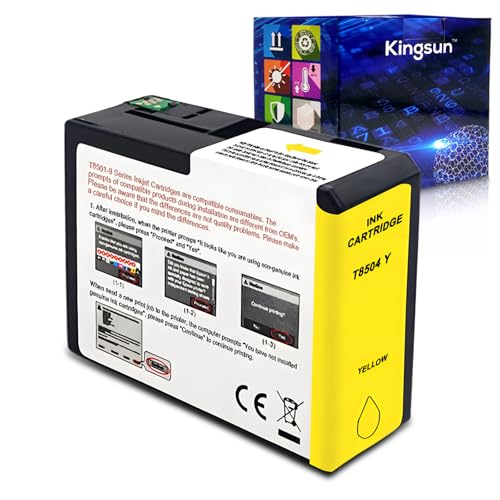 Cartouche T850 jaune reconditionnée pour corriger les dominantes de couleur sur Surecolor P800
