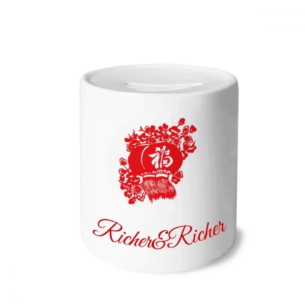 Tirelire traditionnelle chinoise idée cadeau pour le Nouvel An