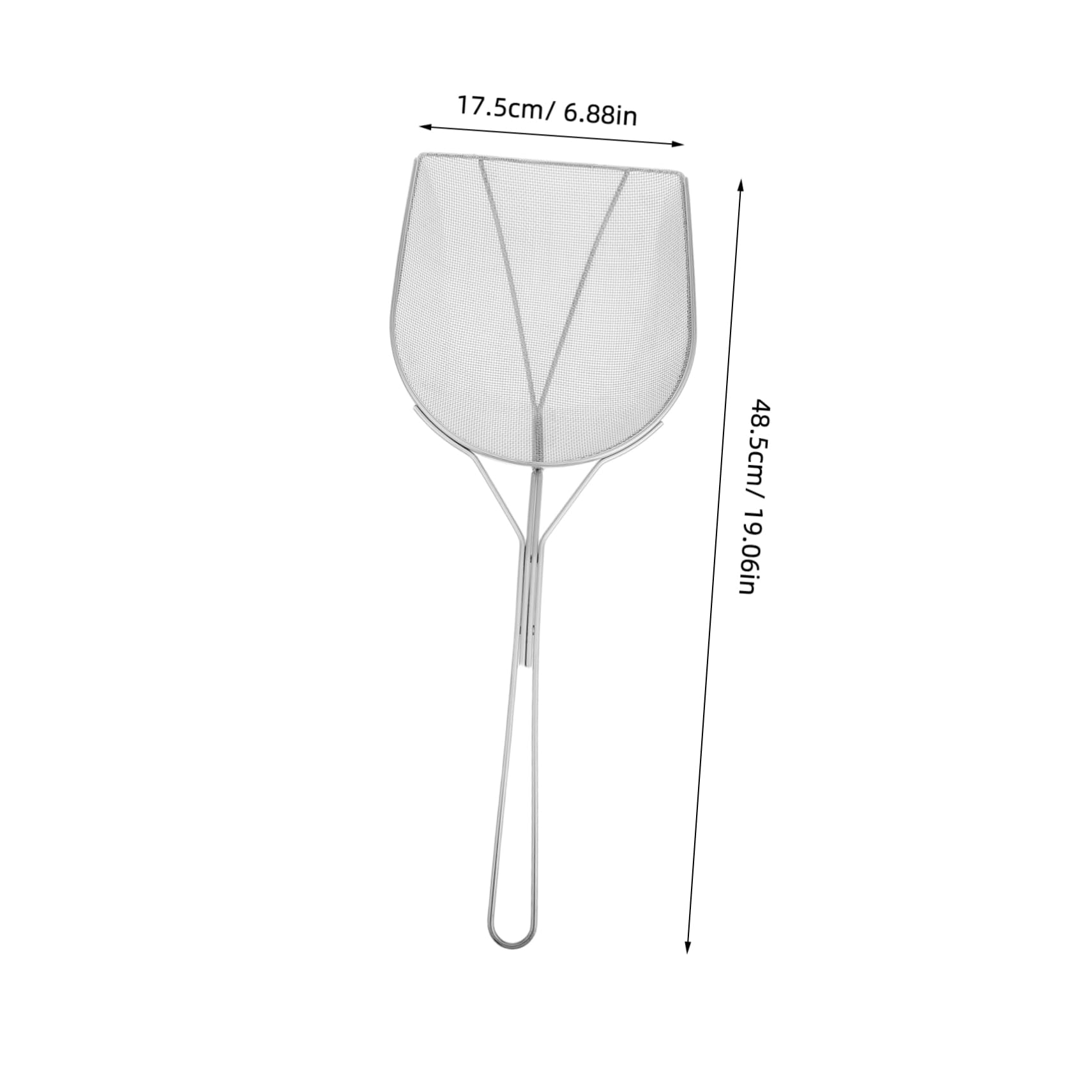 MUSISALY Outdoor Camping Stainless Steel Oil Skimmer Spoon Fine Mesh Strainer for Effortless Grease Skimming Lightweight and Durable Cooking Tool for Outdoor Cooking and Camping