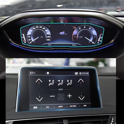 Film protection navigation Peugeot 3008 5008 2018 verre trempé accessoires de voiture intérieur