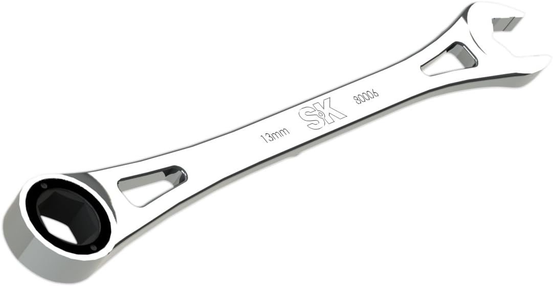SK Tools USA 13MM, 6 Point, X-Frame® Combination Ratcheting Wrench | 80006