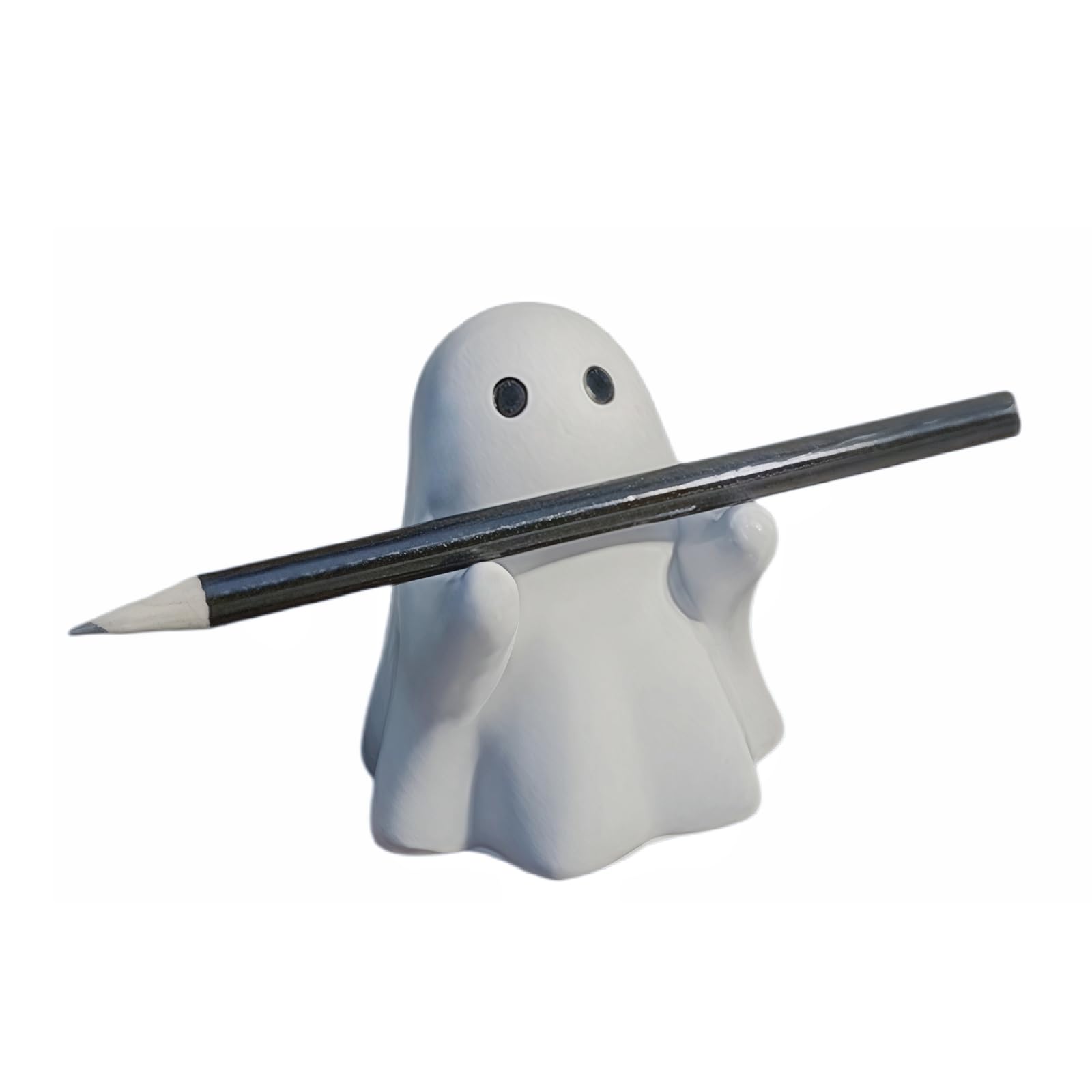 Lucreign Cute Halloween Ghost Pen Holder, Adorable Pencil Stand ...
