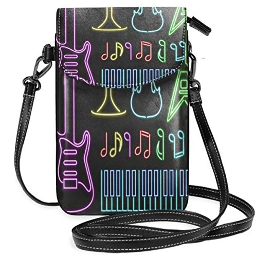 Preisvergleich Produktbild Musikinstrumente Kleine Crossbody Handy Geldbörse Tasche Smartphone Geldbörse Geldbörse mit abnehmbarem Gurt