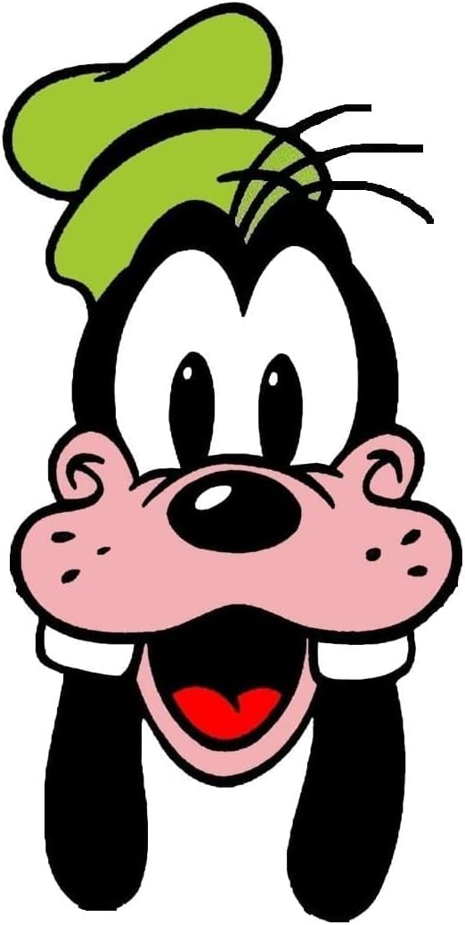 Amazon.com: Goofy Laptop Sticker Bumper Sticker Window Sticker : Sports ...