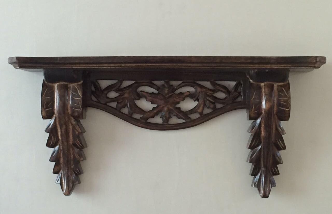 BOGEN LITE Antique Wooden Wall Shelf/Bracket (24 X 11 X 6-inches) (B0D67CNW2N) Amazon Price History, Amazon Price Tracker
