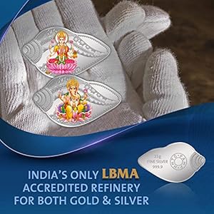 50 gm Silver 999.9+ Minted Coin Shankh shape Ganesh Laxmi Colored capsule Set (25 gms x 2) 5 51fayjNwPQL. SL500 . SS300