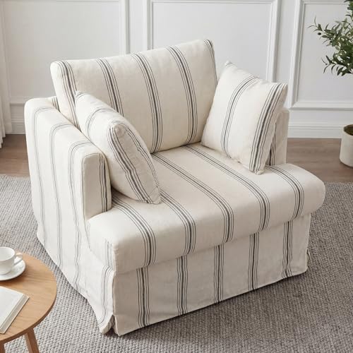 Landassy Coastal Oversized Accent Chair