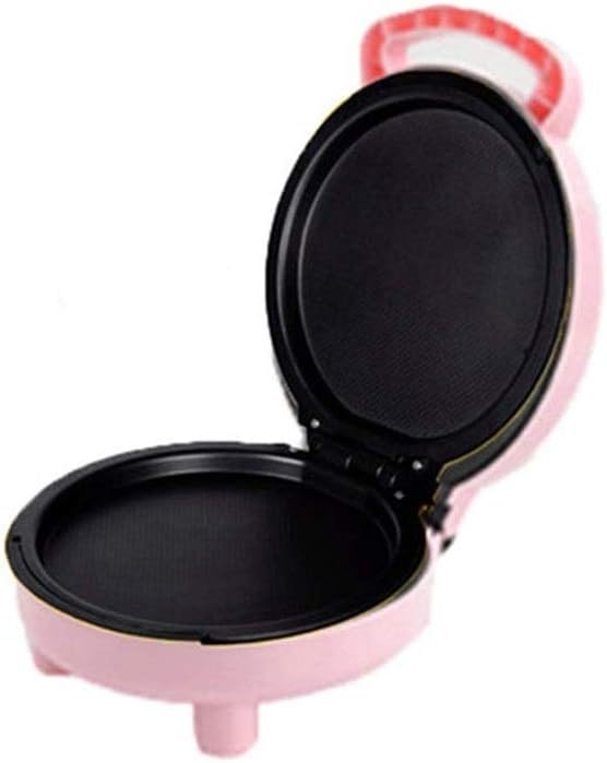 Electric Round Griddle for Individual Pancakes, Cookies, Eggs Other The Go Breakfast, Lunch Snacks Wit