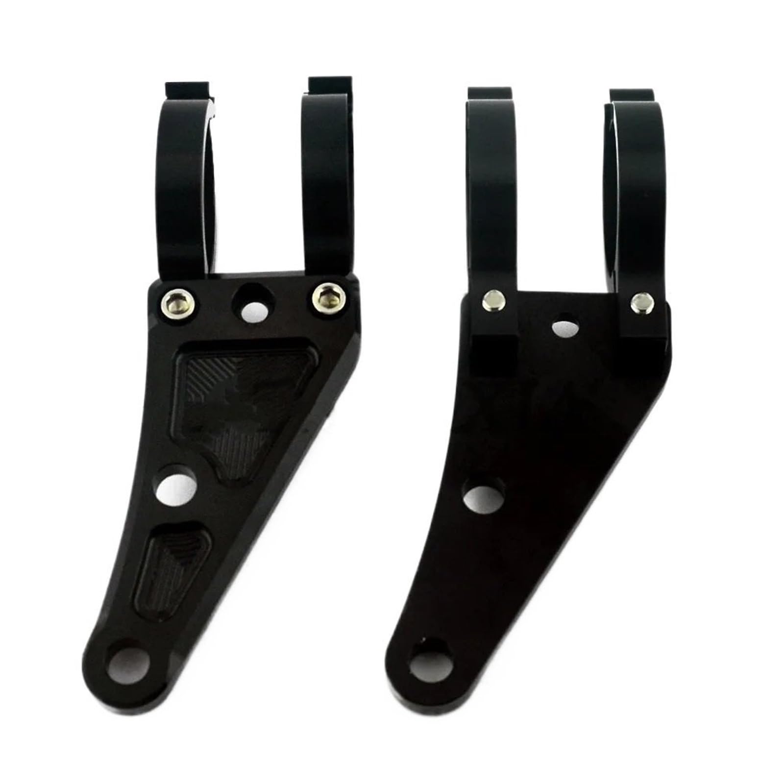 Scheinwerferhalterung 39 41mm Universal Scheinwerfer Halterung Gabel Ohr Chopper Halter Rohr Licht Passend für Honda für Yamaha