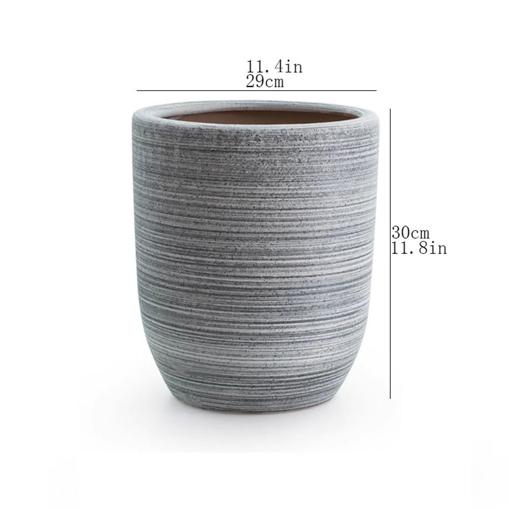 Sadzarki do kwiatów Ceramic Line Planter with Drainage Holes Home Garden Decor Flowerpot