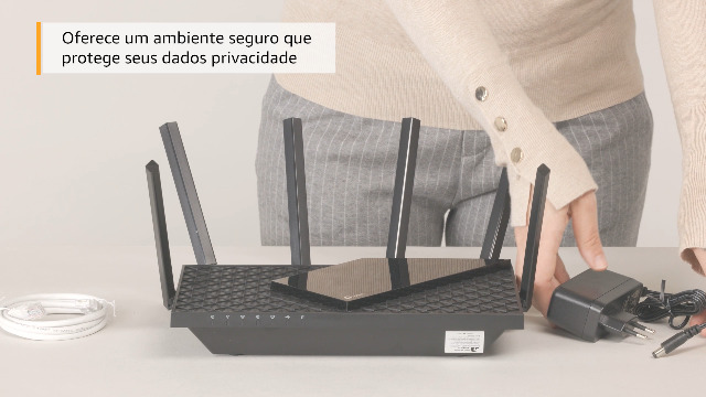 Roteador AX5400 Wi-Fi 6 TP-Link Archer AX72, Dual Band 2.4/5 GHz