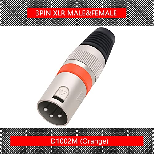 Conector XLR de 3 pines con terminal estable para cable de micrófono sin ruido 3