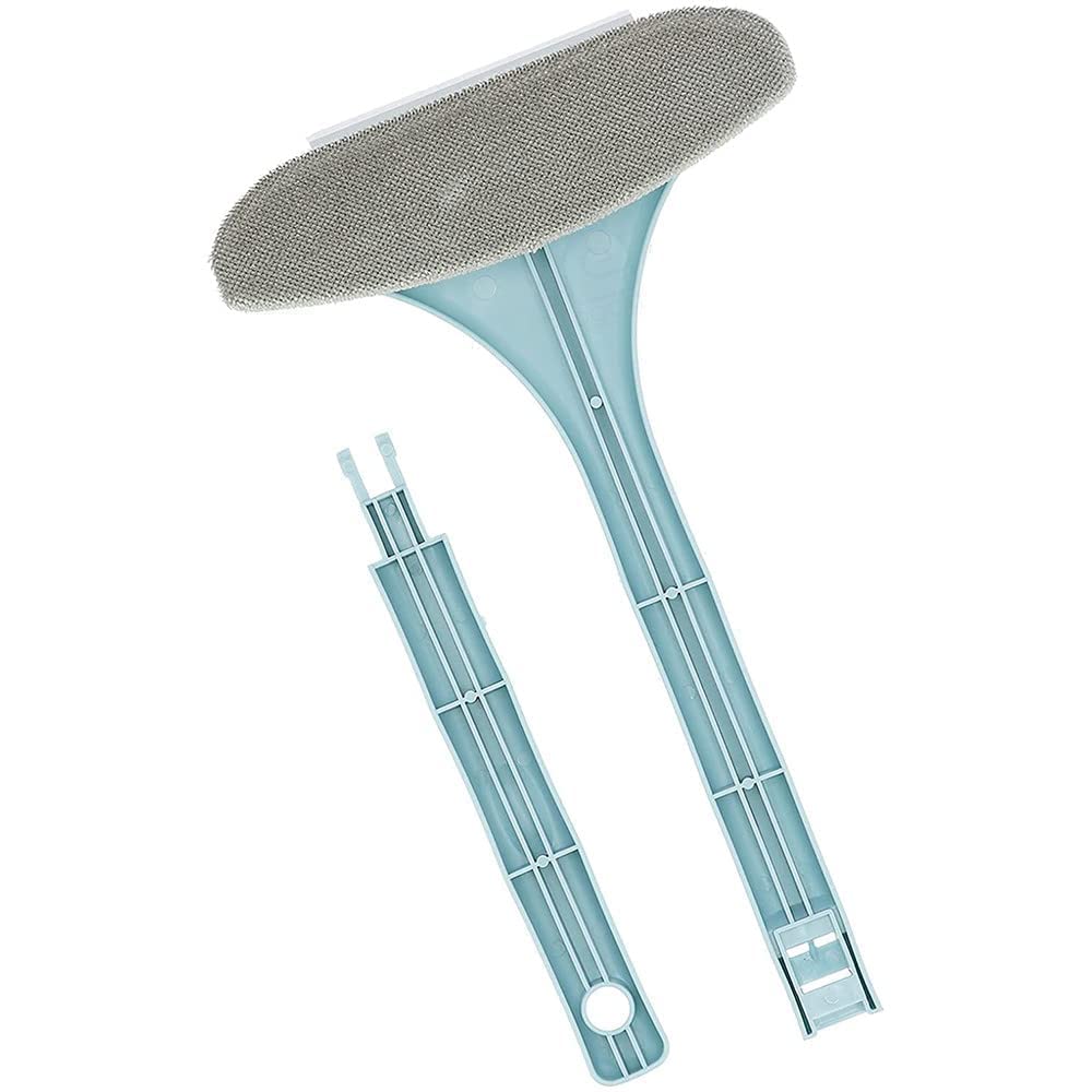 Window Screen Mesh Cleaner with Ergonomic Grip and Wiper | Double-Sided Cleaning Brush for Mosquito Nets and Door Screens-picture-16