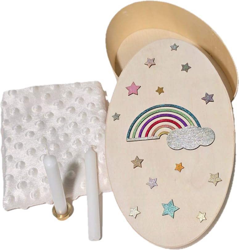 Tiersarg Kleintier Beerdigung Sternenkind Sarg beerdigen Fehlgeburt Sternenkind Fehlgeburt beerdigen stille Geburt beerdigen Regenbogen kleiner Holzsarg Kleintiersarg Regenbogenbrücke Large Trauerset