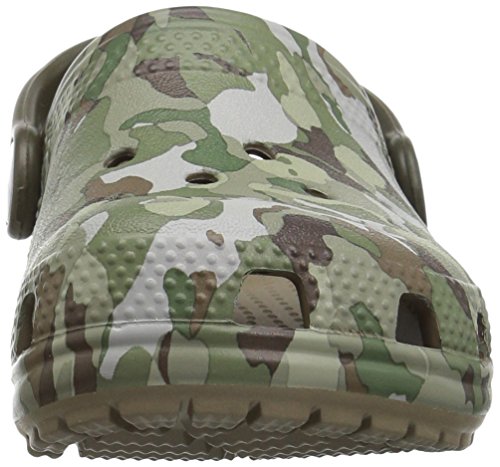 Sandália, Crocs, Classic Kids Realtree, Khaki, 25, Criança Unissex