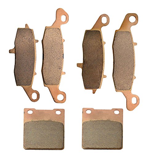 AHL-Kit Motocicleta Pastillas de freno para GSF600 S Bandit 2000-2003/ Y/K Naked Bandit 2000-2004/ S/K Faired Bandit 2000-2004 (Cobre sinterizado)