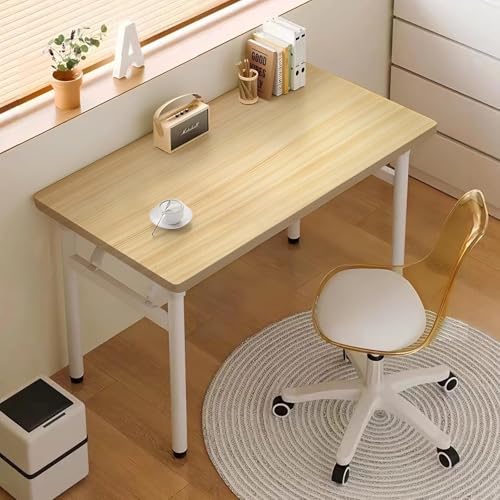XUEGW Moderner Computertisch Schreibmaschinentisch Keine Montage erforderlich Schreibtisch klappbar platzsparend für Arbeitszimmer Schlafzimmer Heimbüro