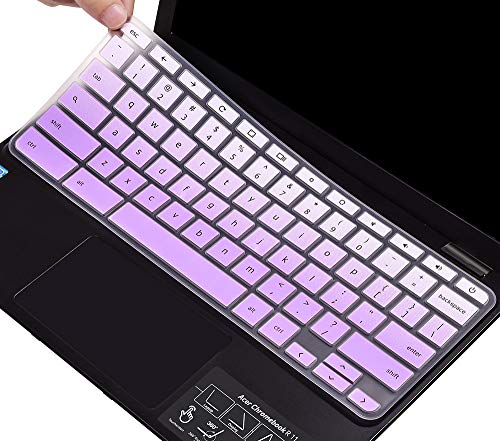 Keyboard Cover Skin for Acer Chromebook Premium R11 11.6 CB5-132T CB3-132 CB3-131, Acer
