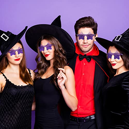 Cindeer 40 Pairs Rimless Star Shape Sunglasses Colorful Transparent Sunglasses Pentagram Glasses for Party4