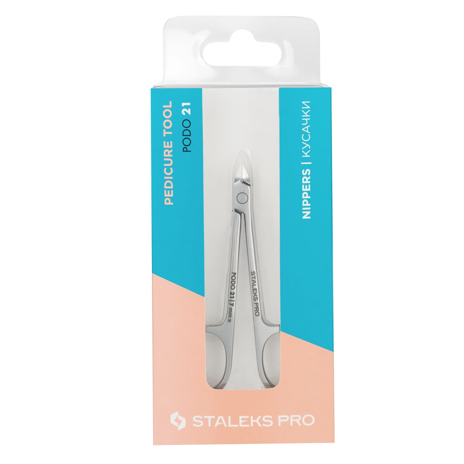 STALEKS Pince pour ongles d'orteils PODO 21 (7 mm)